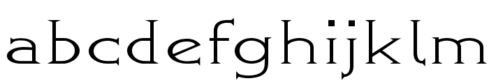 Greenhill-ExpandedRegular Font LOWERCASE