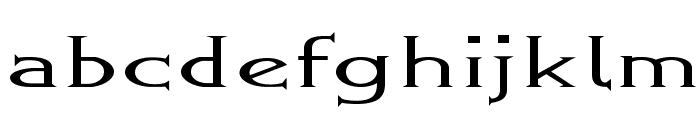 Greenhill-ExtraexpandedBold Font LOWERCASE
