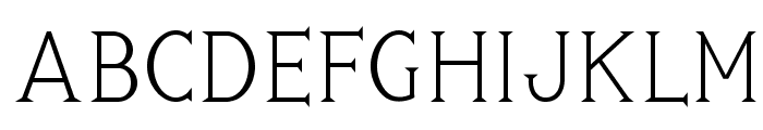 Greenhill Font UPPERCASE