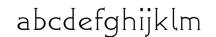 Greenhill Font LOWERCASE