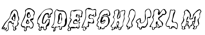 Gremlin Italic Font UPPERCASE