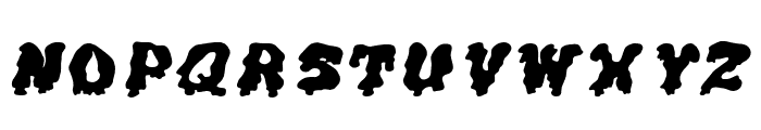Gremlin Solid Italic Font LOWERCASE