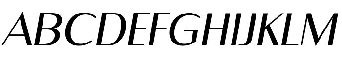 Greyhound-Italic Font UPPERCASE