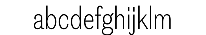 Grot12 Condensed Light Font LOWERCASE