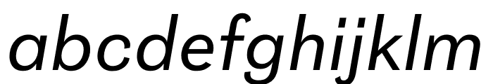 Grot12 Extended Italic Font LOWERCASE