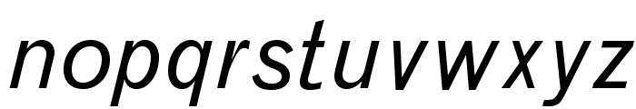 GrotesqueMTStd-Italic Font LOWERCASE