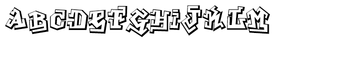 Graffiti Treat Regular Font LOWERCASE