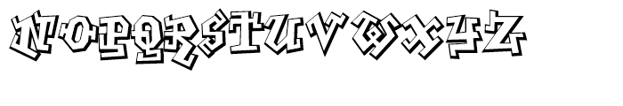 Graffiti Treat Regular Font LOWERCASE