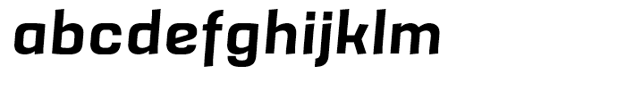 Grafia Sans 1 Bold Italic Font LOWERCASE