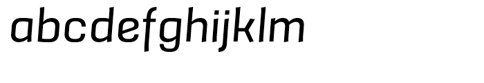 Grafia Sans 1 Italic Font LOWERCASE