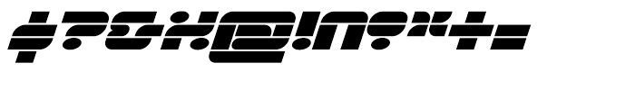 Gran Turismo Extended Italic Font OTHER CHARS