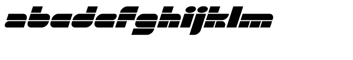 Gran Turismo Extended Italic Font LOWERCASE