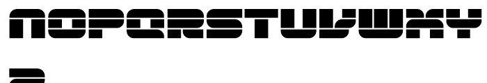 Gran Turismo Extended Font UPPERCASE