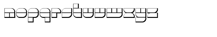 Gran Turismo Shaded Font LOWERCASE