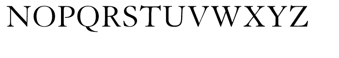 Granjon Roman Font UPPERCASE