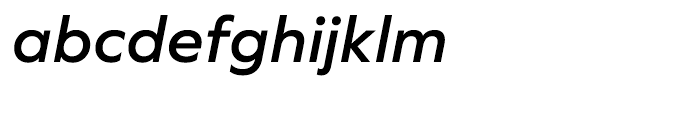 Graphie SemiBold Italic Font LOWERCASE