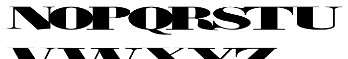 Gras Vibert Expanded Font UPPERCASE