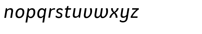 Graviola Italic Font LOWERCASE