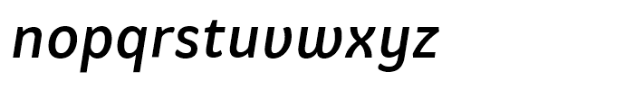 Graviola Medium Italic Font LOWERCASE