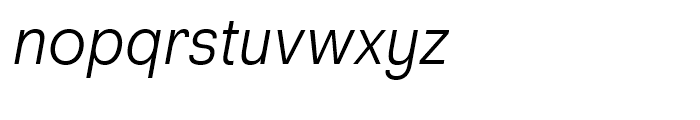 Grayfel Cond Book Italic Font LOWERCASE