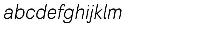 Grayfel Cond Light Italic Font LOWERCASE