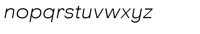 Grayfel Ext Light Italic Font LOWERCASE