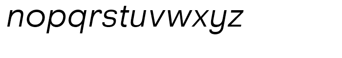 Grayfel Norm Regular Italic Font LOWERCASE
