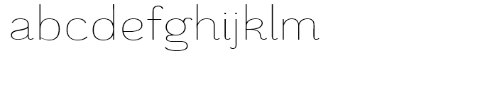 Grenale Extended Thin Font LOWERCASE