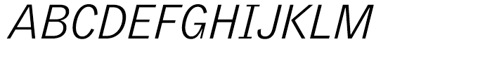 Griffith Gothic Light Italic Font UPPERCASE