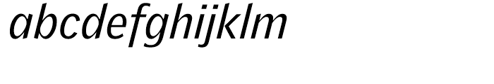 Griffith Gothic Regular Italic Font LOWERCASE