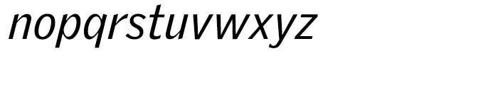 Griffith Gothic Regular Italic Font LOWERCASE