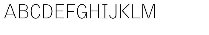 Griffith Gothic Thin Font UPPERCASE