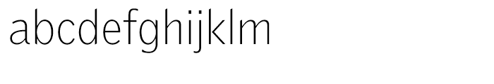 Griffith Gothic Thin Font LOWERCASE