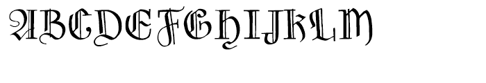 Grimm Regular Font UPPERCASE