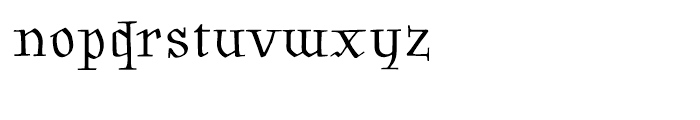 Grimm Regular Font LOWERCASE