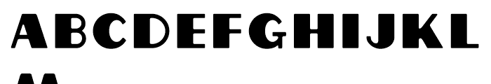 Grippo Solid Font LOWERCASE