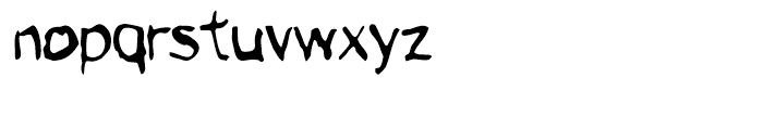 Gritzpop Regular Font LOWERCASE