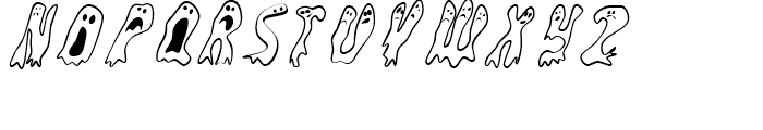 Groovy Ghosties Regular Font LOWERCASE