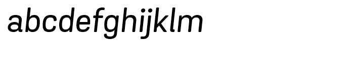 Grota Sans Rounded Alt Medium Italic Font LOWERCASE