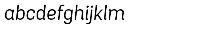 Grota Sans Rounded Italic Font LOWERCASE