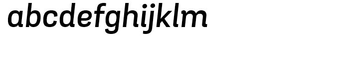 Grota Sans SemiBold Italic Font LOWERCASE
