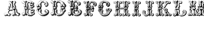 Grotesque and Arabesque Regular Font UPPERCASE