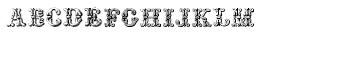Grotesque and Arabesque Regular Font LOWERCASE