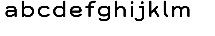 Grover Regular Font LOWERCASE