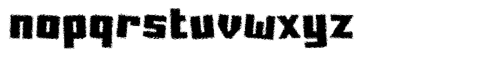 Grunge Piazza Wobble Font LOWERCASE