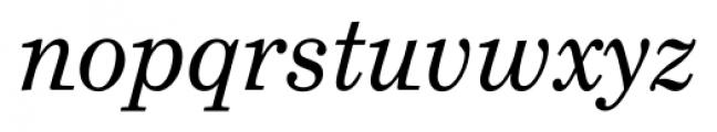 Grad Italic Font LOWERCASE