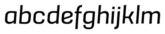 Grafia Sans 1 Pro Italic Font LOWERCASE