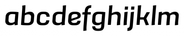 Grafia Sans 1 Pro Medium Italic Font LOWERCASE