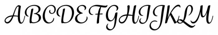 Grafolita Script Medium Font UPPERCASE