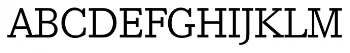 Granada Serial Xlight Font UPPERCASE